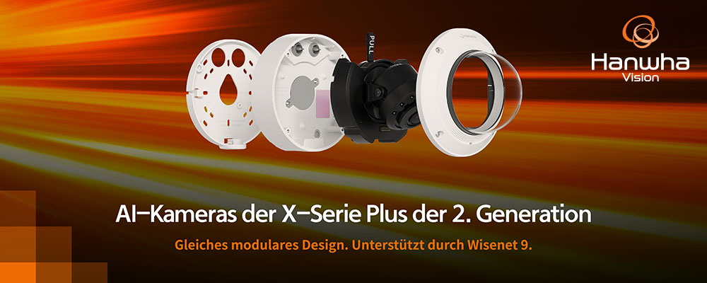 Hanwha Vision X-Series cameras with Wisenet 9 chip